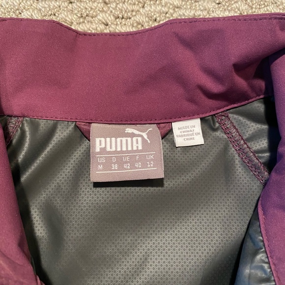Puma Eggplant Golf  Jacket - Picture 9 of 13